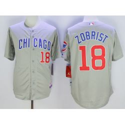 Cheap Ben Zobrist Cubs Jersey From China Gray #18