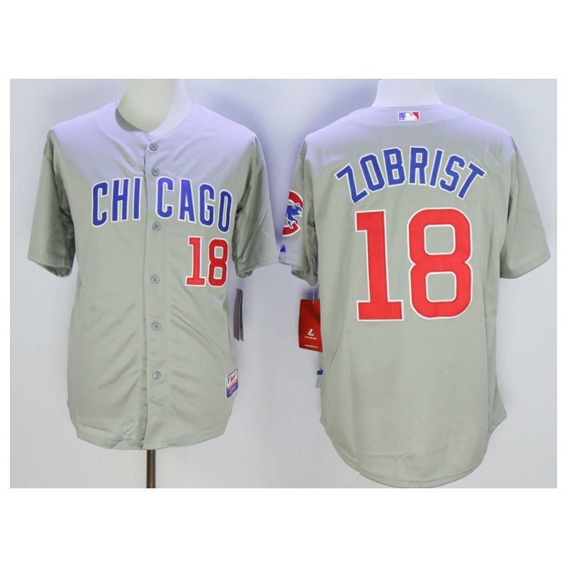 Cheap Ben Zobrist Cubs Jersey From China Gray #18