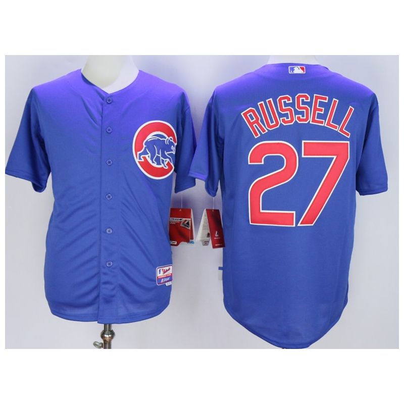 Cheap Addison Russell Cubs Jersey From China Blue #27