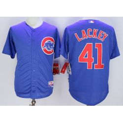 Cheap John Lackey Cubs Jersey From China Blue #41