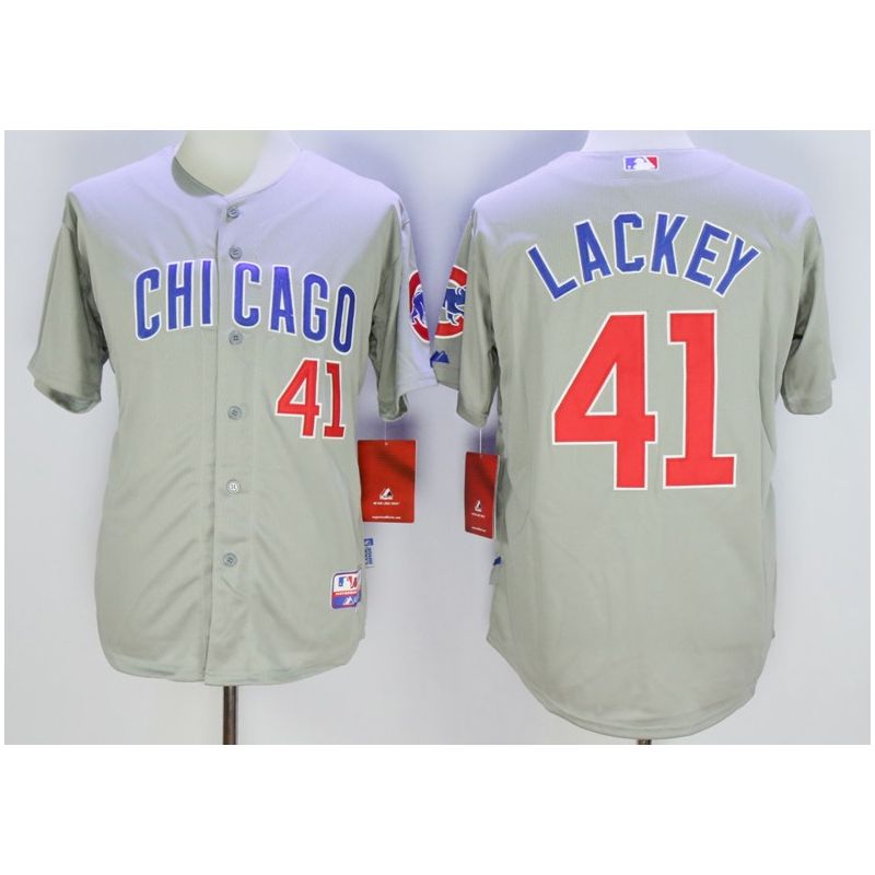 Cheap John Lackey Cubs Jersey From China Gray #41