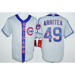 Cheap Jake Arrieta Cubs Jersey From China Grey new #49