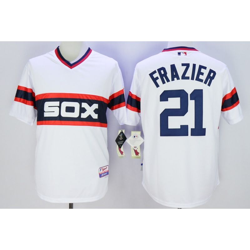 Cheap Todd Frazier White Sox Jersey From China White V-neck #21