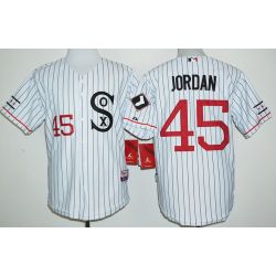 Cheap Michael Jordan White Sox Jersey From China White new #45