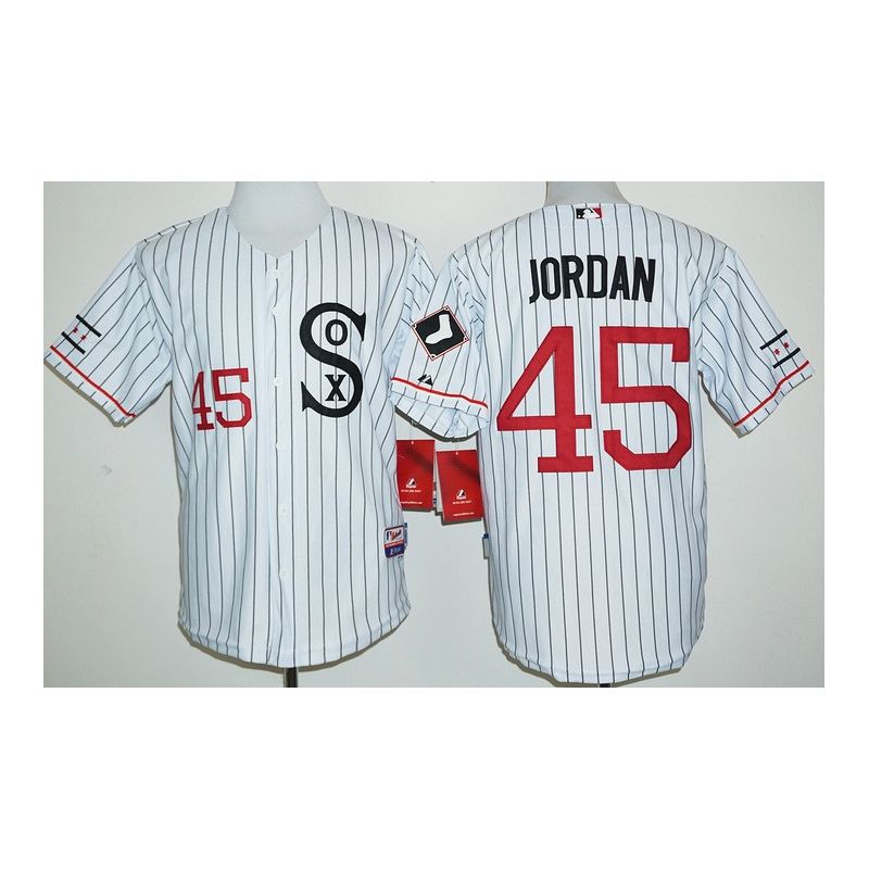 Cheap Michael Jordan White Sox Jersey From China White new #45