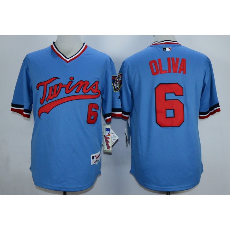 Cheap Tony Oliva Twins Jersey From China Blue throwback #6