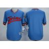 Cheap Twins Jersey From China Blue Blank throwback