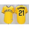 Cheap Roberto Clemente Pirates Jersey From China Yellow 2016 #21