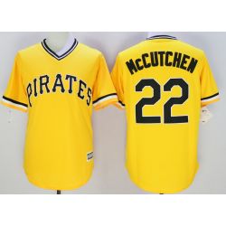 Cheap Andrew McCutchen Pirates Jersey From China Yellow #22