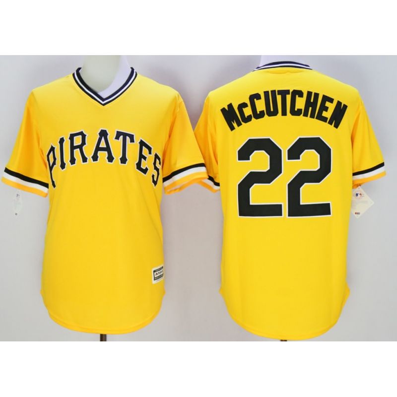 Cheap Andrew McCutchen Pirates Jersey From China Yellow #22 Cheap Andrew McCutchen Pirates Jersey From China Yellow #22