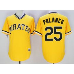 Cheap Gregory Polanco Pirates Jersey From China Yellow #25