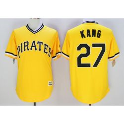 Cheap Jung-ho Kang Pirates Jersey From China Yellow #27