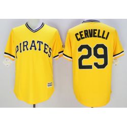 Cheap Francisco Cervelli Pirates Jersey From China Yellow #29