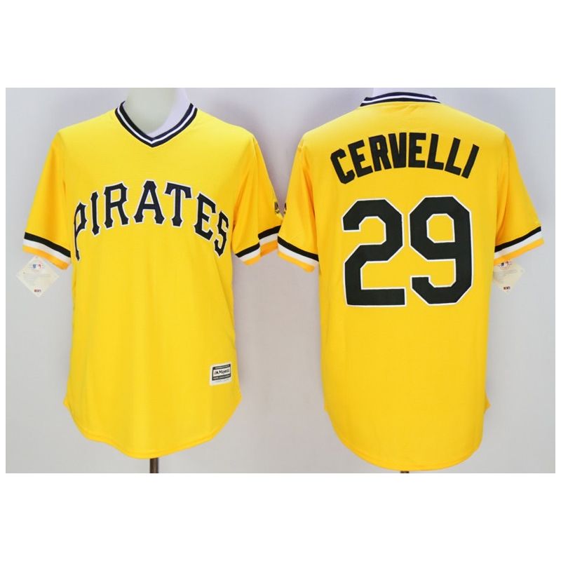 Cheap Francisco Cervelli Pirates Jersey From China Yellow #29 Cheap Francisco Cervelli Pirates Jersey From China Yellow #29