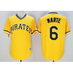 Cheap Starling Marte Pirates Jersey From China Yellow #6