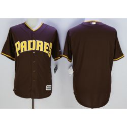 Cheap Padres Jersey From China Brown Blank 2016