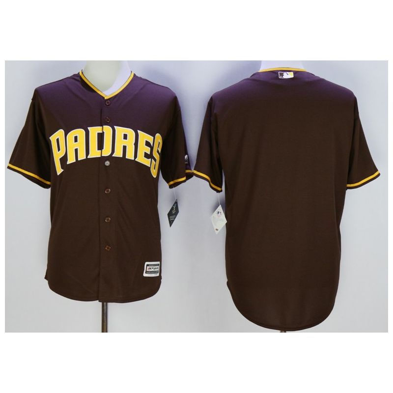 Cheap Padres Jersey From China Brown Blank 2016