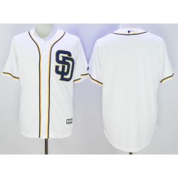 Cheap Padres Jersey From China White Blank 2016