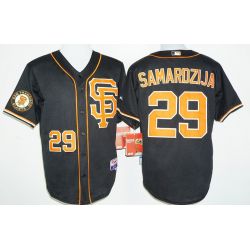 Cheap Jeff Samardzija Giants Jersey From China Black SF #29