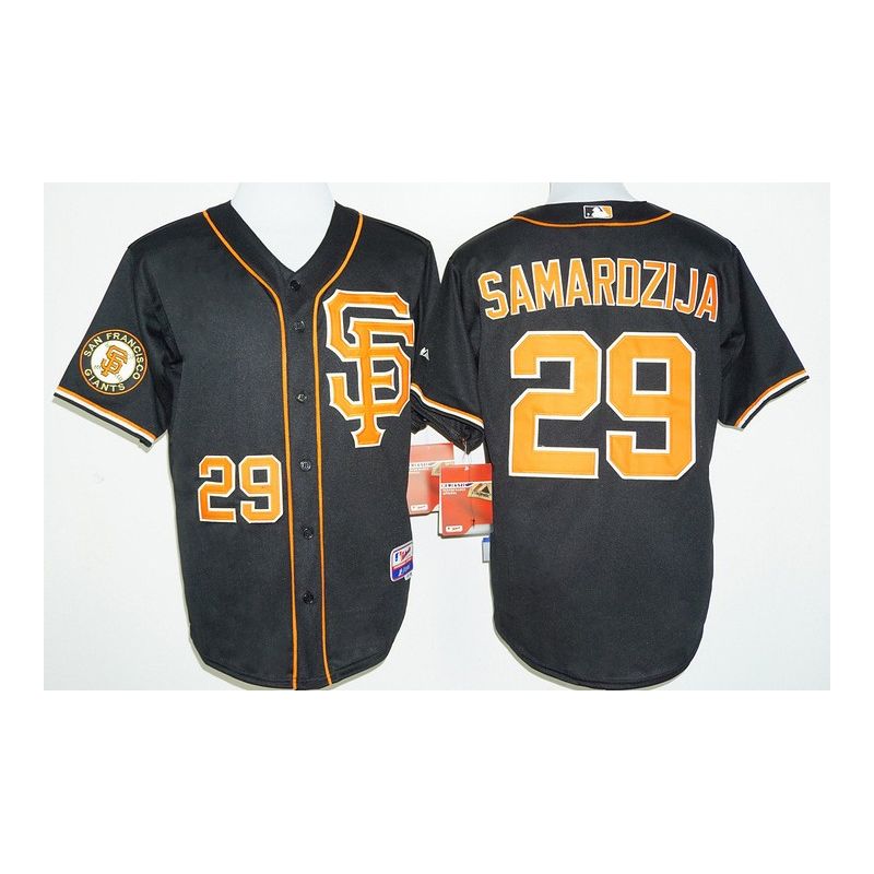 Cheap Jeff Samardzija Giants Jersey From China Black SF #29