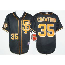 Cheap Brandon Crawford Giants Jersey From China Black SF #35