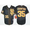 Cheap Brandon Crawford Giants Jersey From China Black SF #35