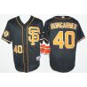 Cheap Madison Bumgarner Giants Jersey From China Black SF #40