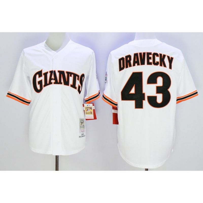 Cheap Dave Dravecky Giants Jersey From China White 199 throwback #43