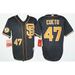 Cheap Johnny Cueto Giants Jersey From China Black SF #47