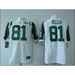 Cheap Dustin Keller Jets Jersey #81 White From China Game