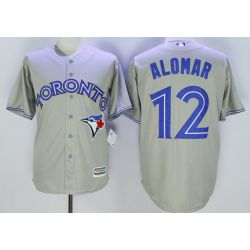Cheap Roberto Alomar Blue Jays Jersey From China Gray 2016 #12