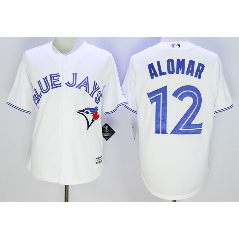 Cheap Roberto Alomar Blue Jays Jersey From China White 2016 #12 Cheap Roberto Alomar Blue Jays Jersey From China White 2016 #12