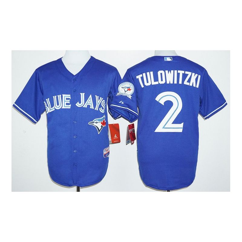 Cheap Troy Tulowitzki Blue Jays Jersey From China Blue 40 anniversary #2 Cheap Troy Tulowitzki Blue Jays Jersey From China Blue 40 anniversary #2