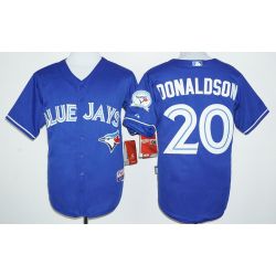 Cheap Josh Donaldson Blue Jays Jersey From China Blue 40 anniversary #20