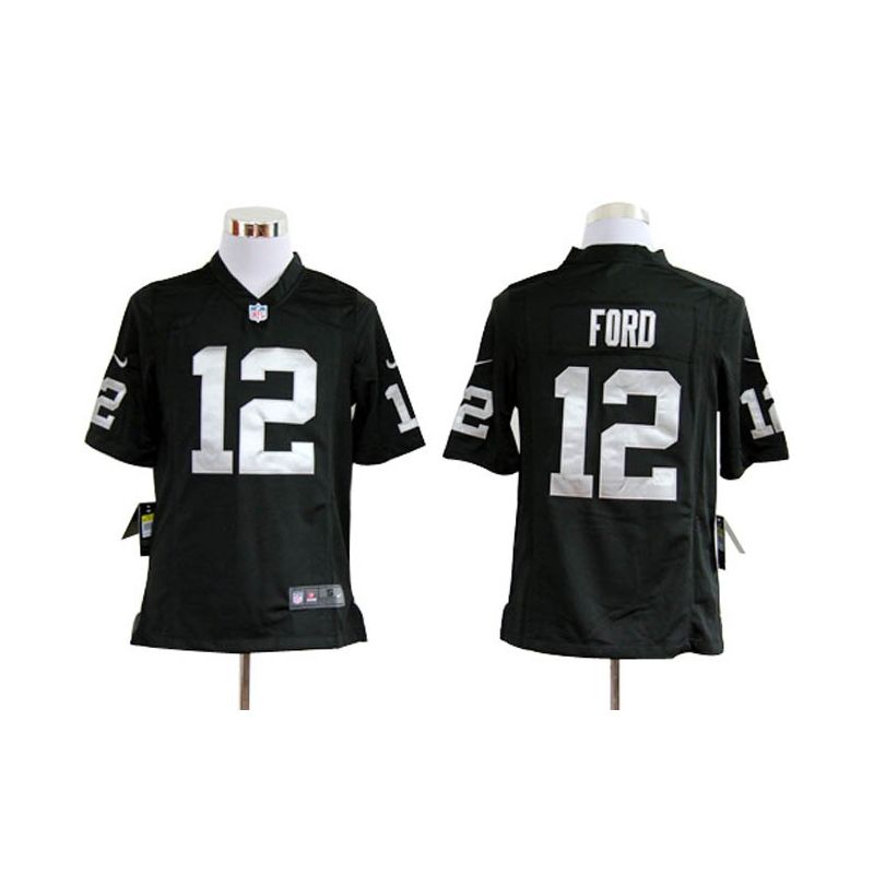 Cheap Jacoby Ford Raiders Jersey #12 Black From China Game Cheap Jacoby Ford Raiders Jersey #12 Black From China Game
