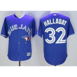 Cheap Roy Halladay Blue Jays Jersey From China Blue #32