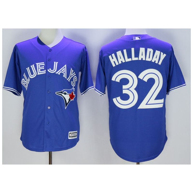 Cheap Roy Halladay Blue Jays Jersey From China Blue #32 Cheap Roy Halladay Blue Jays Jersey From China Blue #32