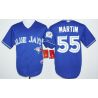 Cheap Russell Martin Blue Jays Jersey From China Blue 40 anniversary #55