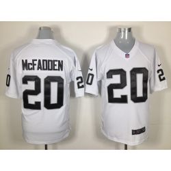 Cheap Darren McFadden Raiders Jersey #20 White From China Game