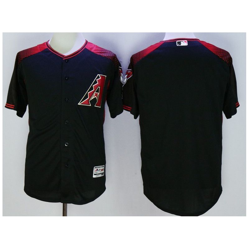 Cheap Diamondbacks Jersey From China Black Blank FLEXBASE