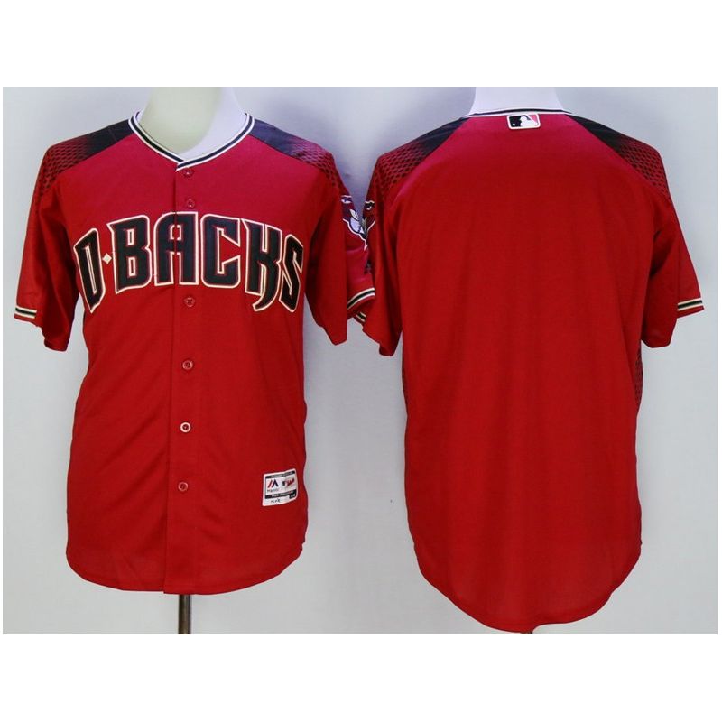 Cheap Diamondbacks Jersey From China Red Blank FLEXBASE