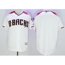 Cheap Diamondbacks Jersey From China White Blank FLEXBASE