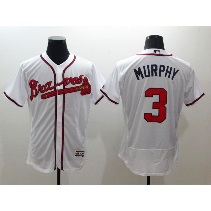 Cheap Dale Murphy Braves Jersey From China White FLEXBASE #3