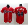 Cheap Hank Aaron Braves Jersey From China Red FLEXBASE #44