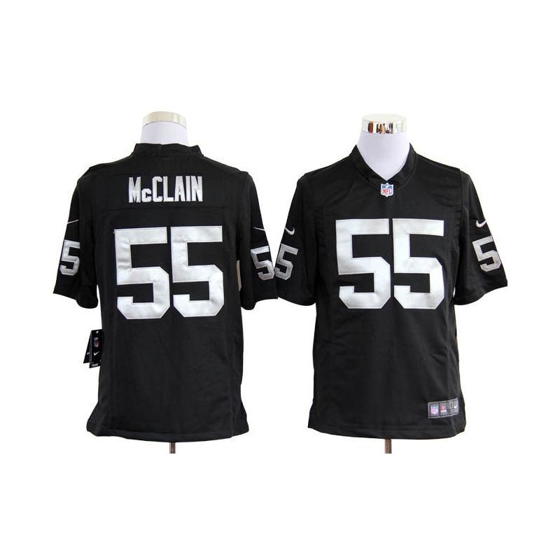Cheap Rolando McClain Raiders Jersey #55 Black From China Game