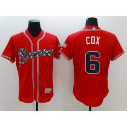 Cheap Bobby Cox Braves Jersey From China Red FLEXBASE #6