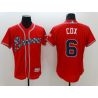 Cheap Bobby Cox Braves Jersey From China Red FLEXBASE #6