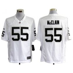 Cheap Rolando McClain Raiders Jersey #55 White From China Game