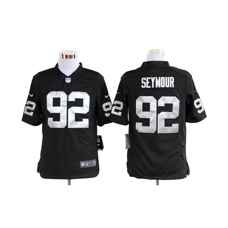 Cheap Richard Seymour Raiders Jersey #92 Black From China Game Cheap Richard Seymour Raiders Jersey #92 Black From China Game