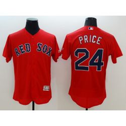 Cheap David Price Red Sox Jersey From China Red FLEXBASE #24